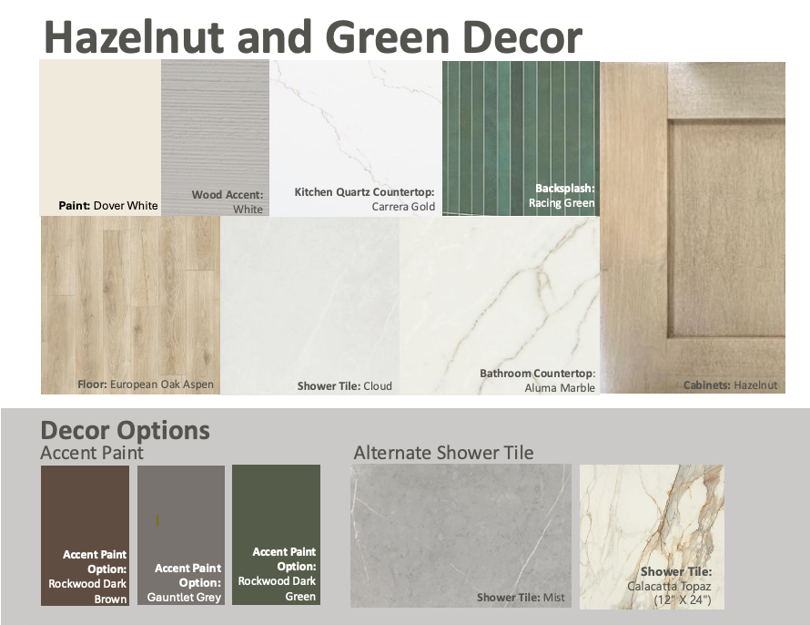 Standard Hazelnut/Green 